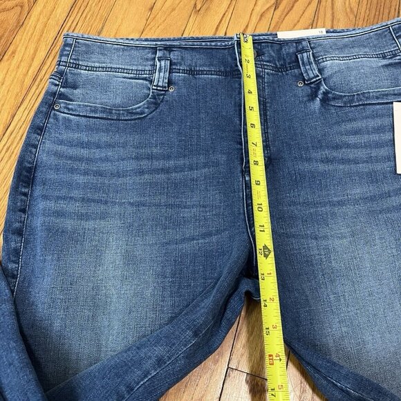 NYDJ‎ NWT High Rise Marilyn Straight Jeans in Calloway Blue Size 18 - Picture 7 of 8